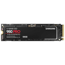 SSD накопитель Samsung 980 PRO 500ГБ M 2 2280 PCI E x4 NVMe (MZ V8P500BW) 