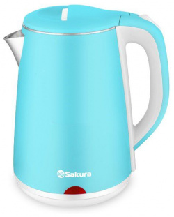 Чайник Sakura SA 2150WBL молочный/голубой 