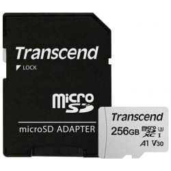 Карта памяти Transcend microSD 256GB TS256GUSD300S A ( + adapter) 
