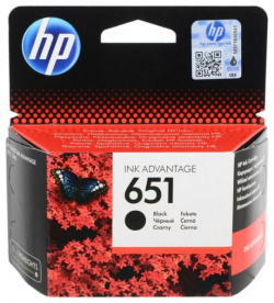 Картридж HP C2P10AE (651) черный Тип: картридж; Назначение: для струйной печати