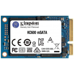 SSD накопитель Kingston MSATA KC600 256GB (SKC600MS/256G) 
