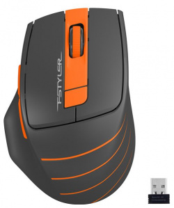 Компьютерная мышь A4Tech Fstyler FG30S серый/оранжевый 