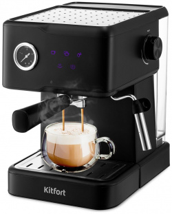Кофеварка Kitfort KT 7124 Тип: рожковая; Тип используемого кофе: молотый