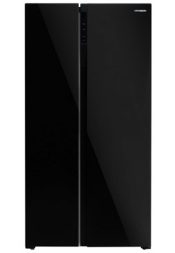 Холодильник Side by Hyundai CS5003F черное стекло Тип: с