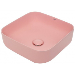 Раковина для ванной Aquame AQM5011 розовый матовый 390x390x130мм 