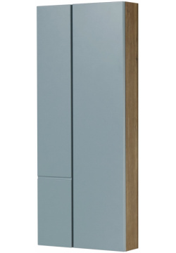 Шкаф подвесной Акватон Мишель 43 Дуб рустикальный/Фьорд для зеркала (1A244203MIX30) 