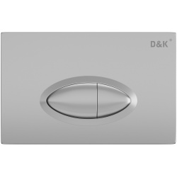 Кнопка смыва D&K Rhein Marx матовый хром (DB1399002) 