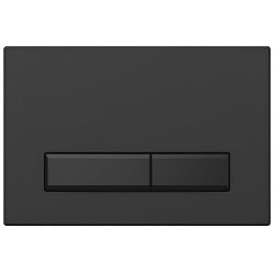 Кнопка смыва Aquatek 009D Slim Черный матовый (клавиша прямоугольная) (KDI 0000025) 