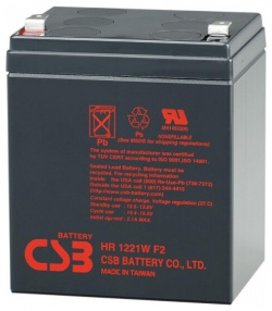 Батарея для ИБП CSB HR1221W F2 (12V 5Ah) 