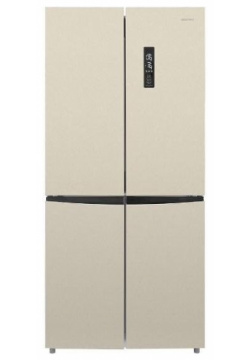 Холодильник Side by NORDFROST RFQ 510 NFH inverter Морозильная камера: снизу