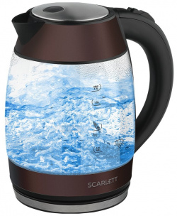 Чайник Scarlett SC EK27G100 коричневый/черный 