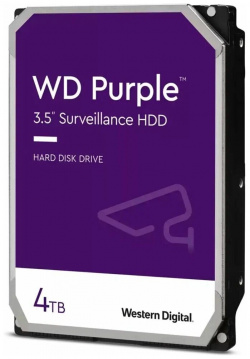 Жесткий диск Western Digital Purple 4Тб (WD43PURZ) Тип: HDD; Линейка: WD Purple