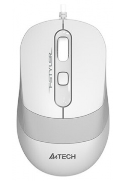 Компьютерная мышь A4Tech Fstyler FM10S белый/серый 