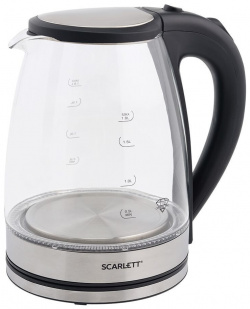 Чайник Scarlett SC EK27G35 сталь/черный 