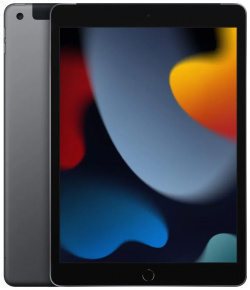 Планшет Apple iPad 2021 WiFi Cellular 64Gb Space Grey (MK663LL/A) 
