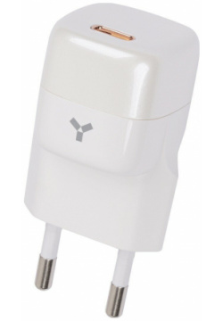 Сетевое зарядное устройство AccesStyle Grape 20WC White Silver 