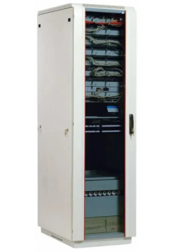 Коммутационный шкаф ЦМО ШТК М 33 6 1ААА напольный  стеклянная передняя дверь 33U 600x1625x600мм