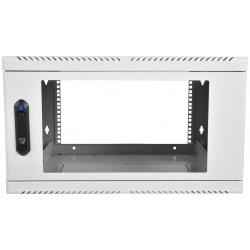 Коммутационный шкаф ЦМО ШРН 12 480 настенный  стеклянная передняя дверь 12U 600x632x480мм