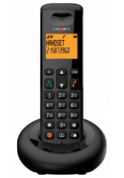 Радиотелефон TeXet TX D4905A черный (127219) 