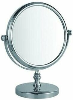 Косметическое зеркало D Lin D201036 хром Вид зеркала: настольное; Форма: круглая