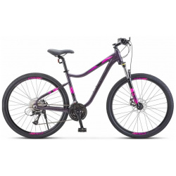 Велосипед взрослый STELS Miss 7700 MD 27 5 V010 Темно пурпурный (LU094655 LU095026 17) 