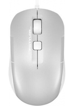 Компьютерная мышь A4Tech Fstyler FM26 серебристый/белый 