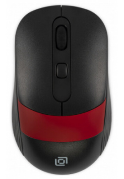 Компьютерная мышь Oklick 310MW черный/красный 