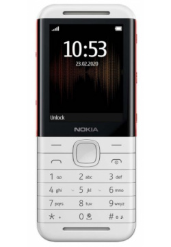 Телефон Nokia 5310 DS (TA 1212) White Red 