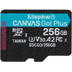 Карта памяти Kingston Canvas Go  Plus microSDXC UHS I U3 256ГБ Class 10 (SDCG3/256GBSP)