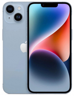 Телефон Apple iPhone 14 (A2882) 6/128Gb голубой (MVUU3CH/A) 