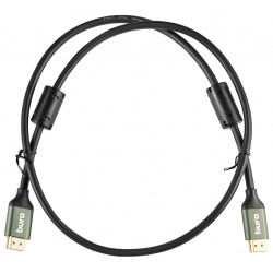 Кабель Buro HDMI (m) 1м феррит кольца Позолоченные контакты черный (BHP 2 1 1G) 