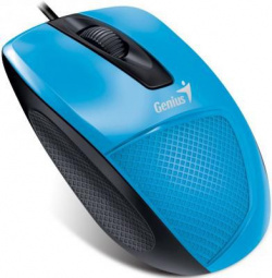 Компьютерная мышь Genius DX 150X голубая/чёрная USB 