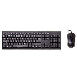 Комплект мыши и клавиатуры Oklick 620M черный Комплектация: клавиатура мышь