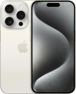 Телефон Apple iPhone 15 Pro (A3101) 512Gb белый титан (MTUJ3J/A) 