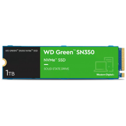 SSD накопитель Western Digital Green SN350 1ТБ (WDS100T3G0C) 