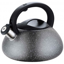 Чайник для плиты Hitt Starlight серый мрамор 3л (H01034) 