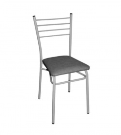 Стул Violet Стальной с мягким сиденьем серый (900103) Тип: стул