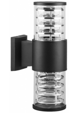 Уличный светильник Feron DH0802 черный (06298) Установка: настенный