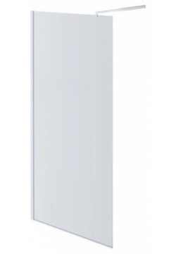 Душевая стенка Aquatek 140x200 перегородка Walk in с держателем  профиль хром стекло прозрачное (AQ WIW 14020CH)