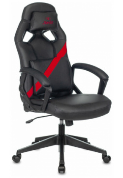 Кресло Zombie Driver эко кожа черный/красный 