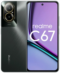 Телефон Realme C67 6/128Gb черный (RMX3890) Тип: смартфон