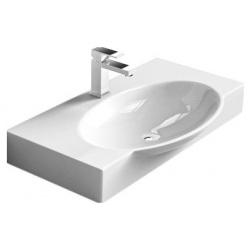 Раковина для ванной Sanita INFINITY 65 с кронштейнами  полотенцедержателем (INF65SLWB01KR)