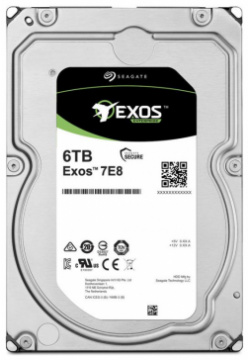 Жесткий диск Seagate Exos 7E8 512E/3 5/256Mb (ST6000NM0095) 
