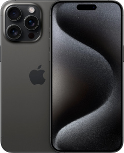 Телефон Apple iPhone 15 Pro Max (A3108) 256Gb черный (MV103CH/A) 