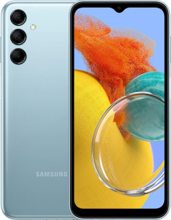 Телефон Samsung Galaxy M14 4/64Gb голубой (SM M146B) 