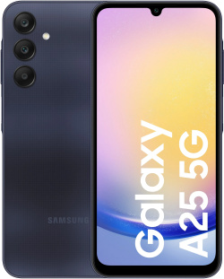 Телефон Samsung Galaxy A25 6/128GB BLACK (SM A256EZKDSKZ) 