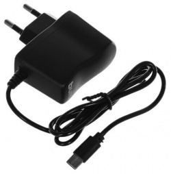 Сетевое зарядное устройство Buro BUWC1 2A универсальное кабель USB Type C черный (BUWC10S00CBK) 