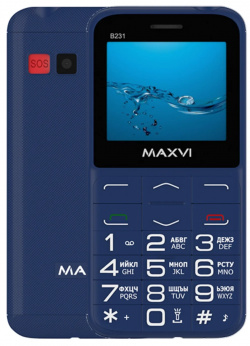 Телефон Maxvi B231 Blue 