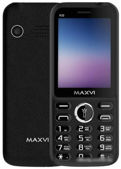 Телефон Maxvi K32 Black 