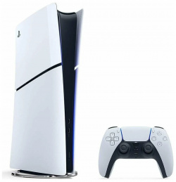 Игровая консоль Sony PlayStation 5 Slim Blue Ray 1Tb White (CFI 2000A) 